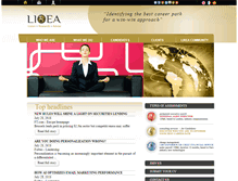 Tablet Screenshot of lirea-group.com
